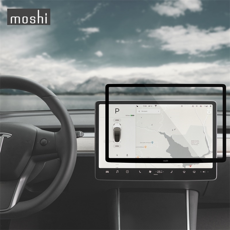 MOSHI - iVisor XT Screen Protector for Tesla Model 3／Y Central Touchscreen - Clear (020042)