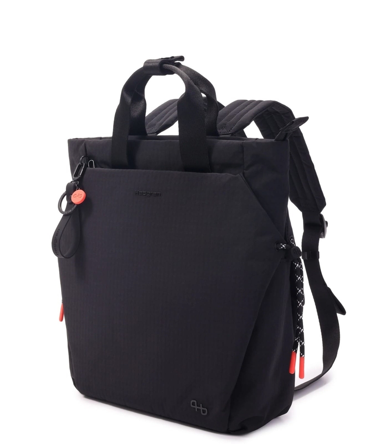 HEDGREN NORIO BACKPACK S 2 HANDLES BLACK (HSTG04003)